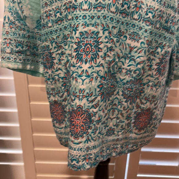 LIKE NEW CHARTER CLUB LUXURY LINE BEADED TUNIC LG - Picture 4 of 10